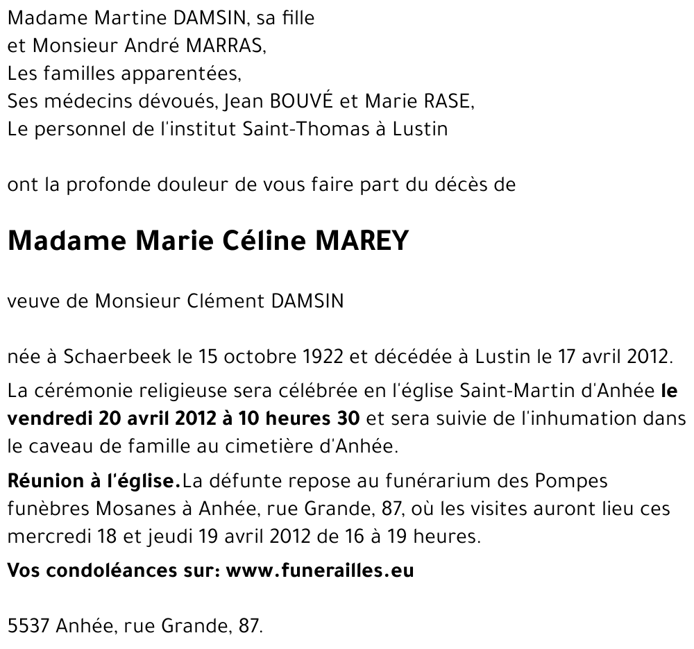 Marie Céline MAREY
