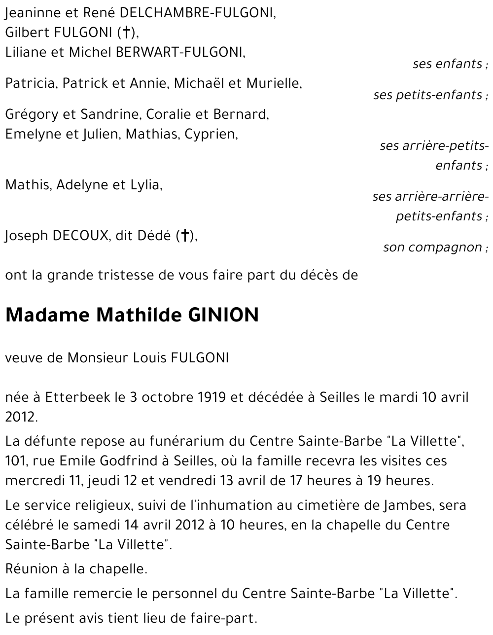 Mathilde GINION