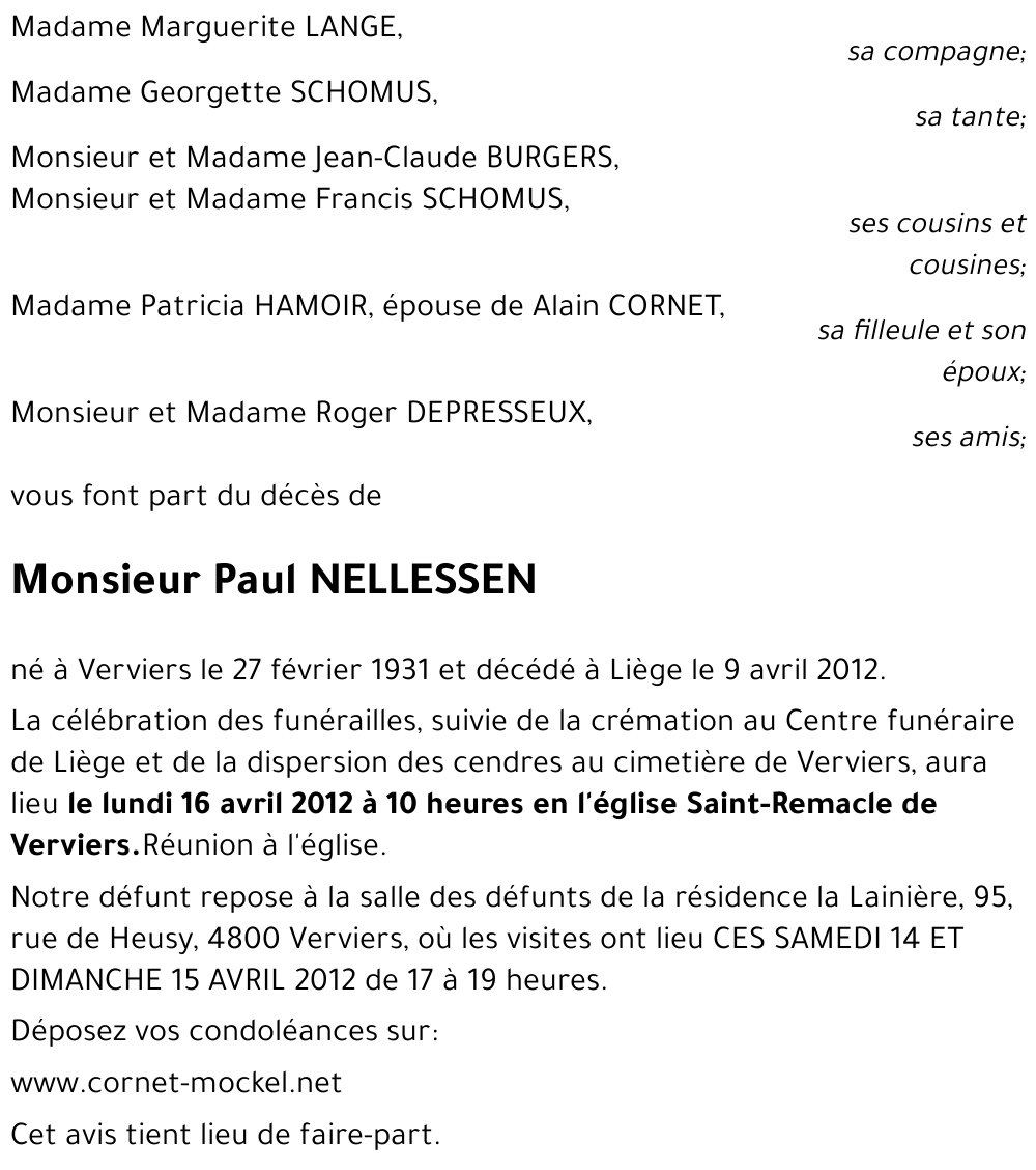 Paul NELLESSEN