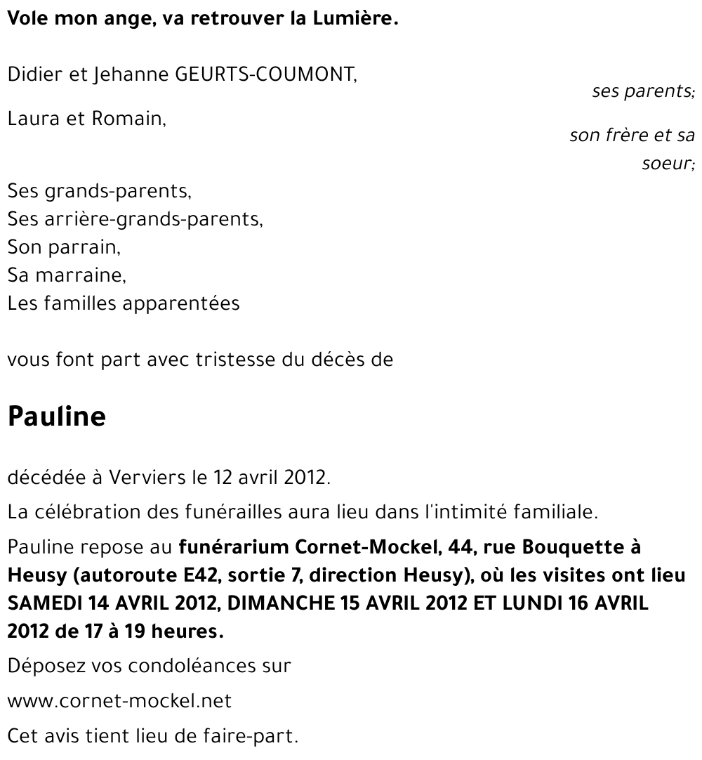 Pauline GEURTS