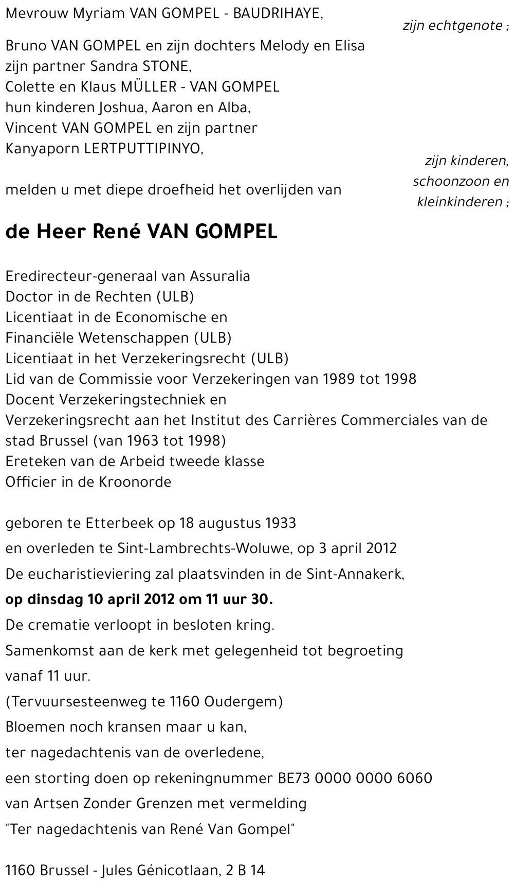 René VAN GOMPEL