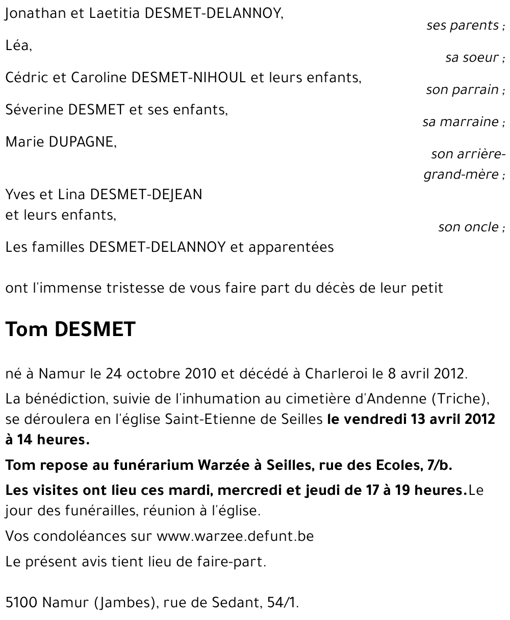 Tom DESMET