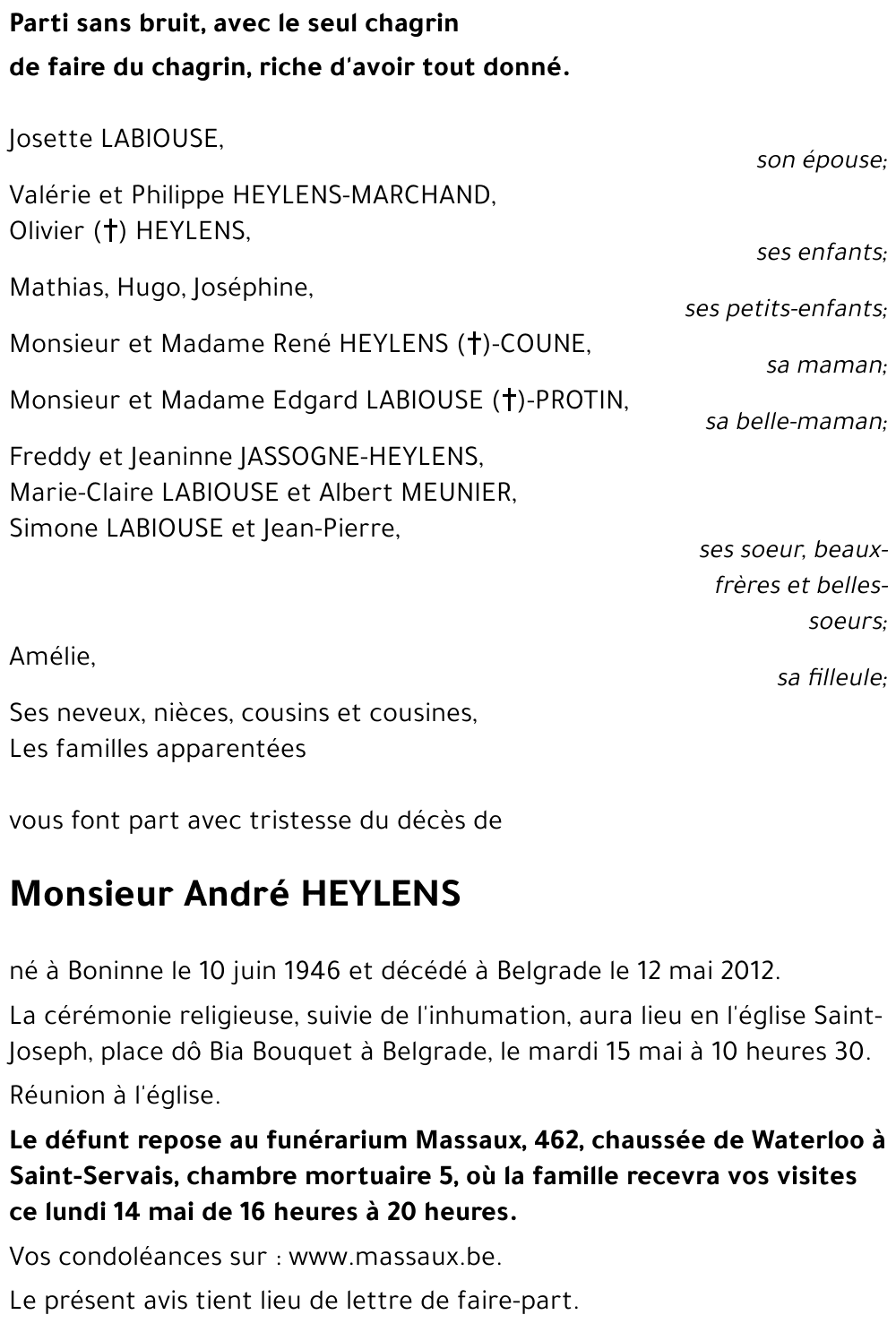 André HEYLENS