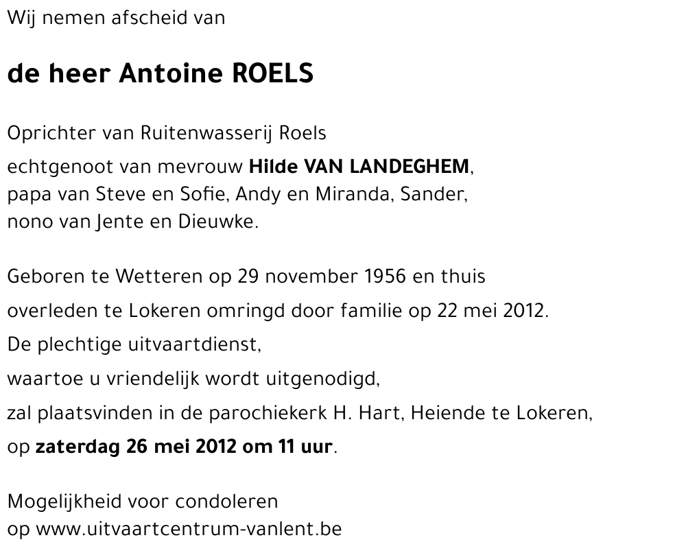 Antoine ROELS