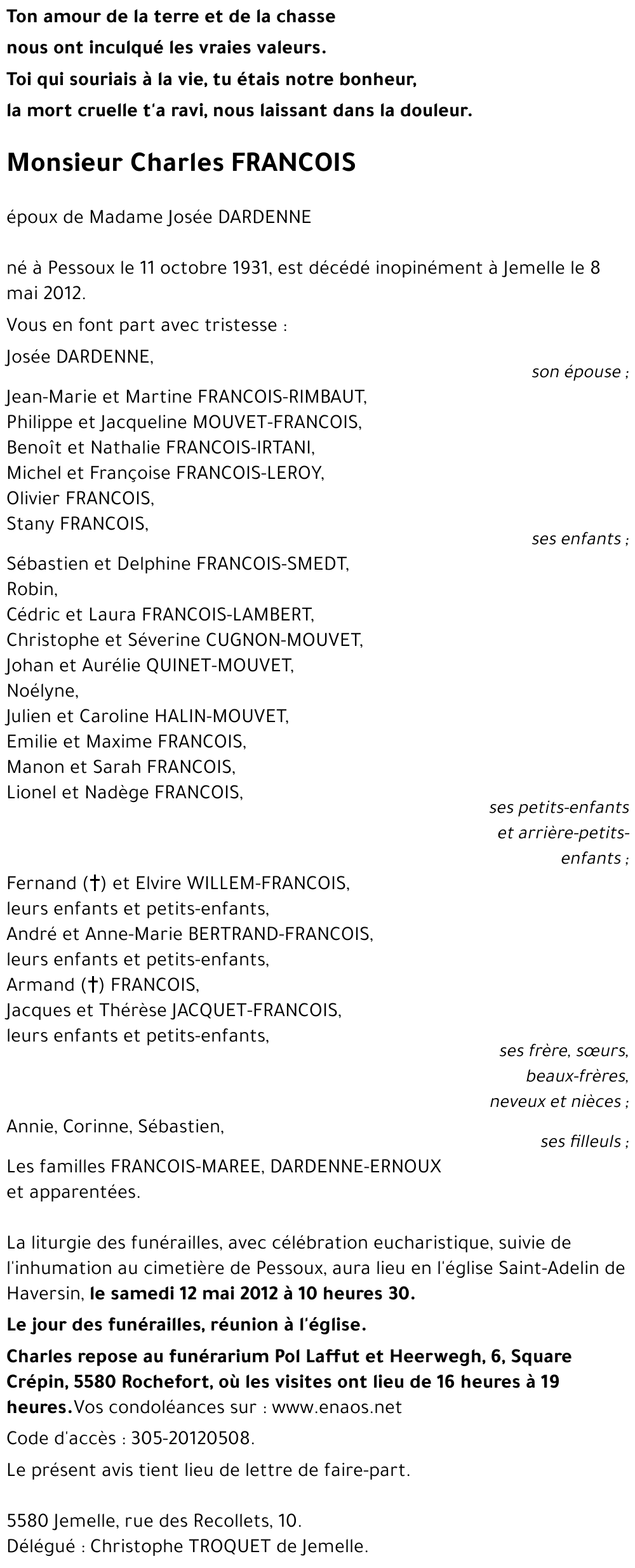 Charles FRANCOIS
