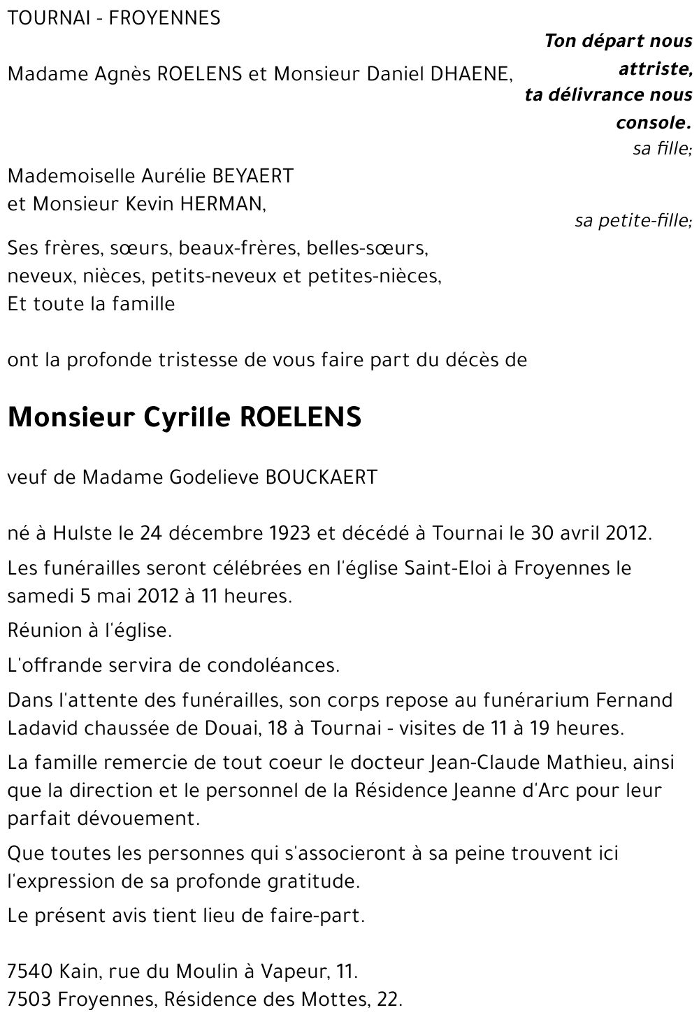 Cyrille ROELENS