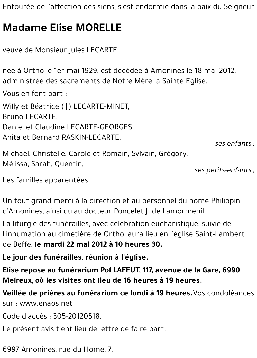 Elise MORELLE