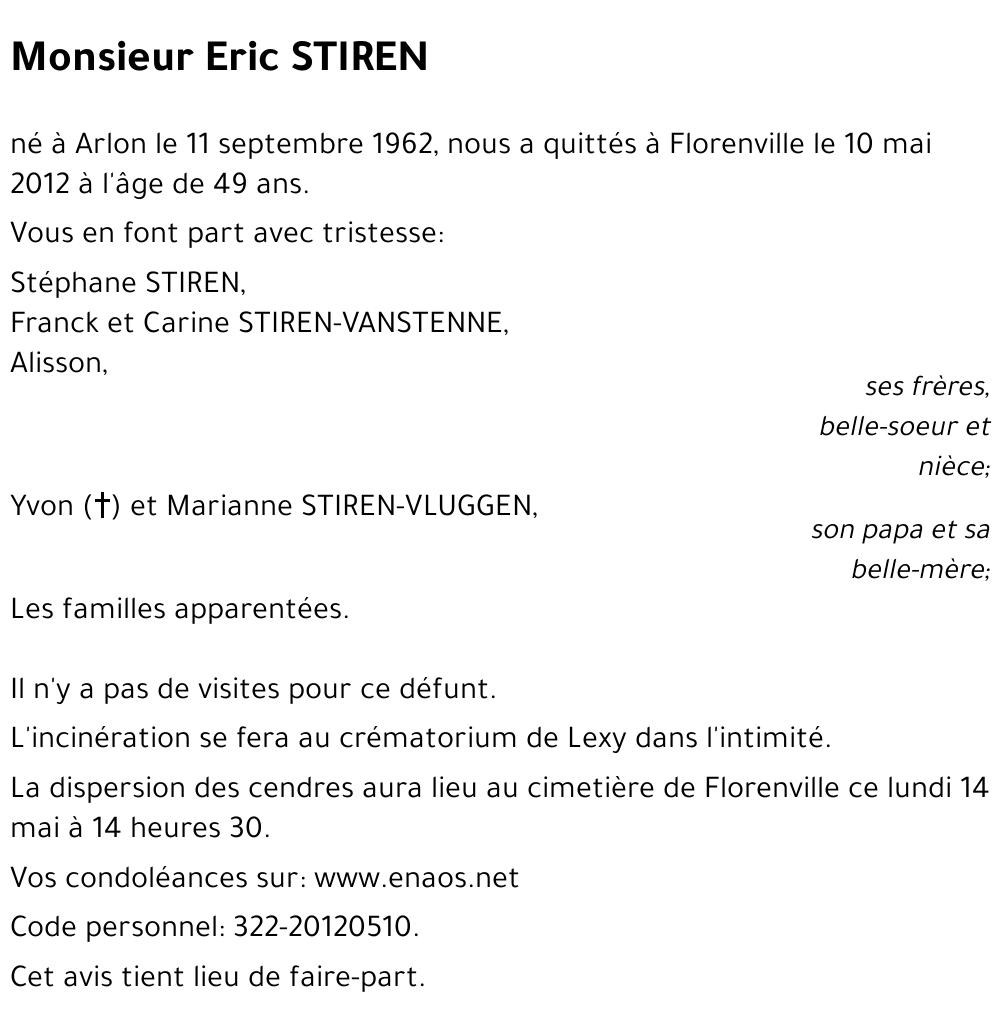 Eric STIREN