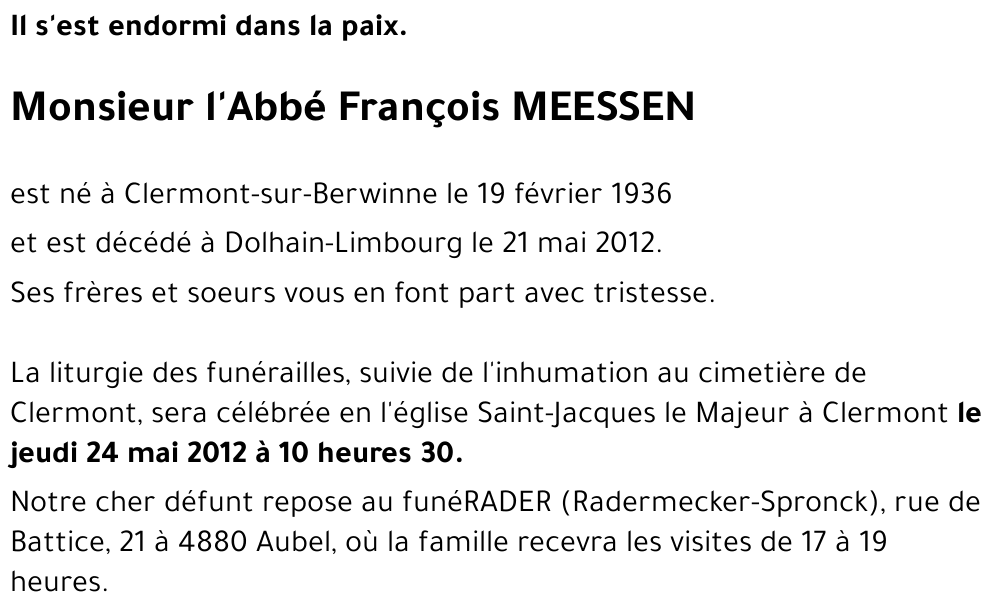 François MEESSEN