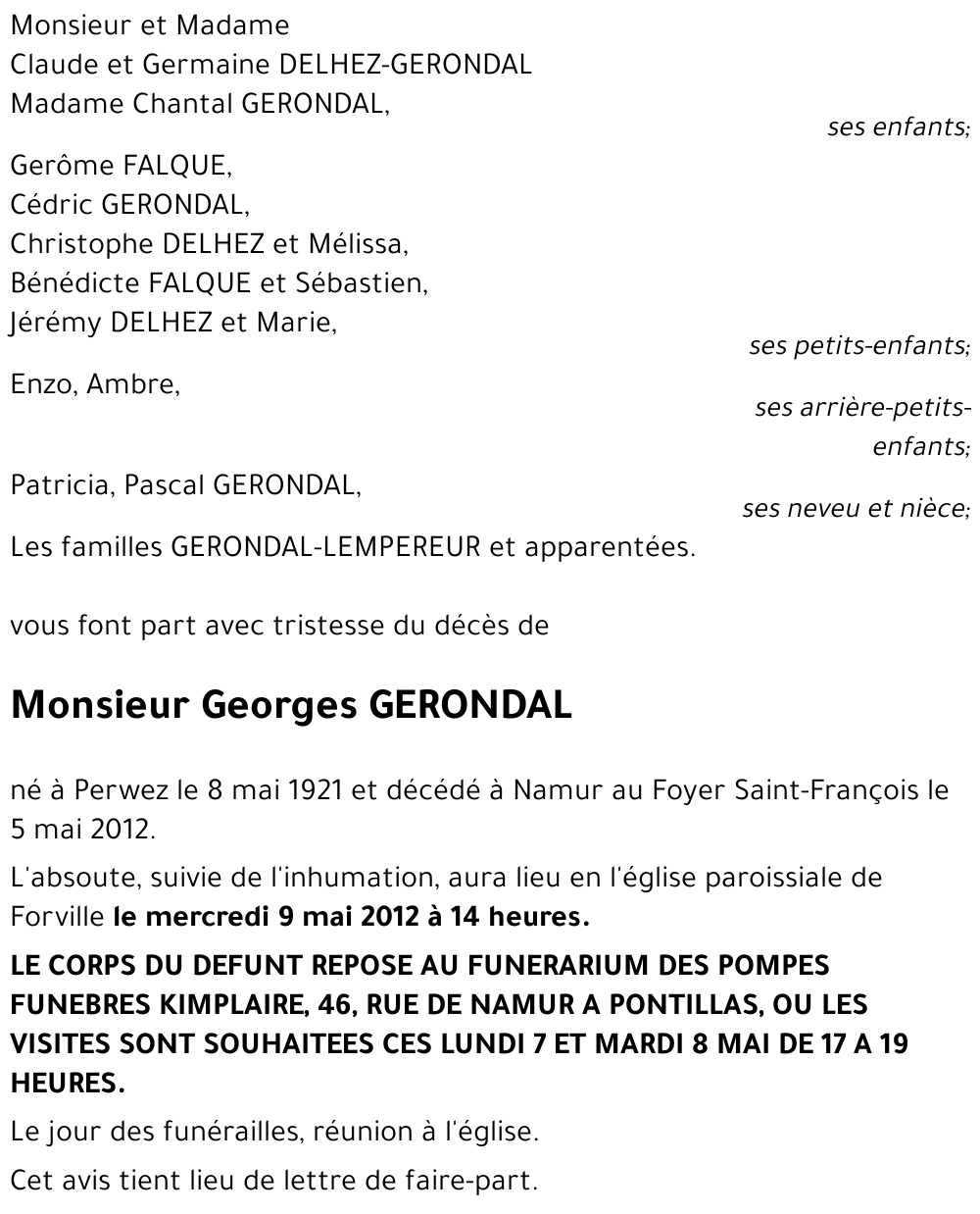 Georges GERONDAL