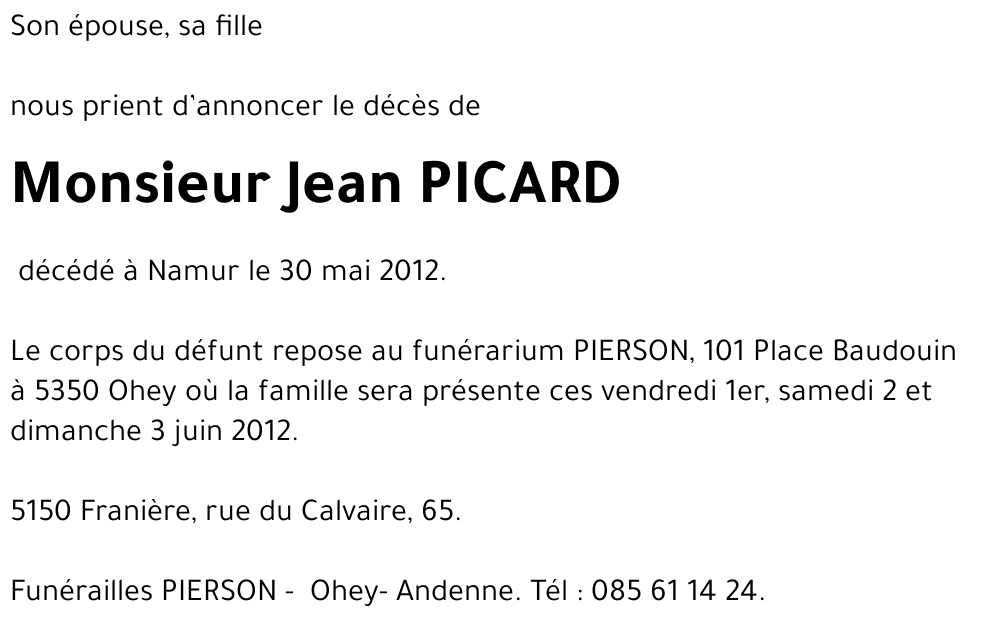 Jean PICARD