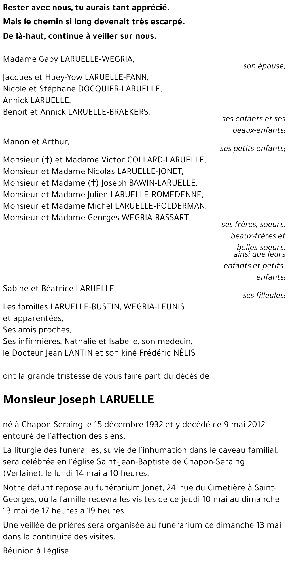 Joseph LARUELLE