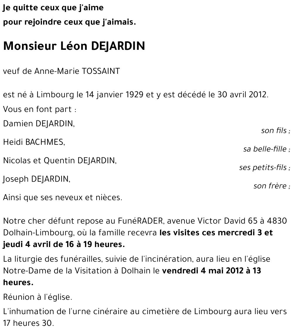 Léon DEJARDIN