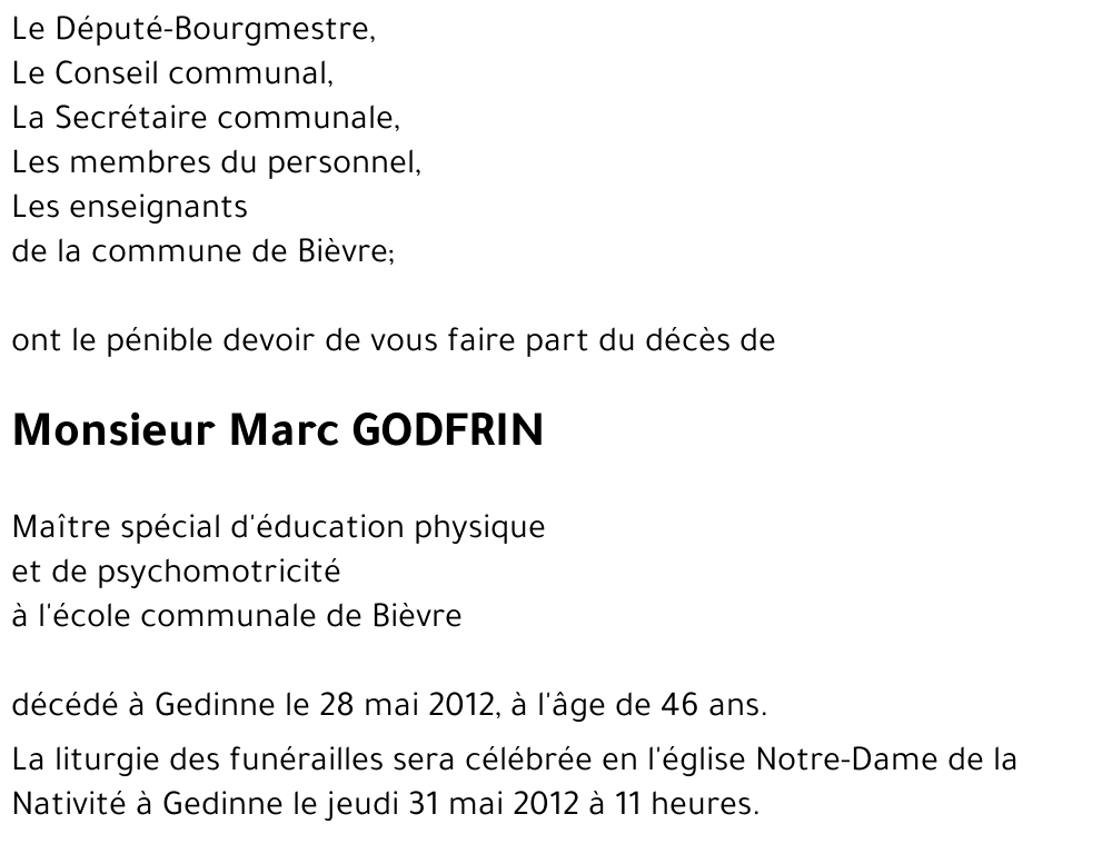 Marc GODFRIN