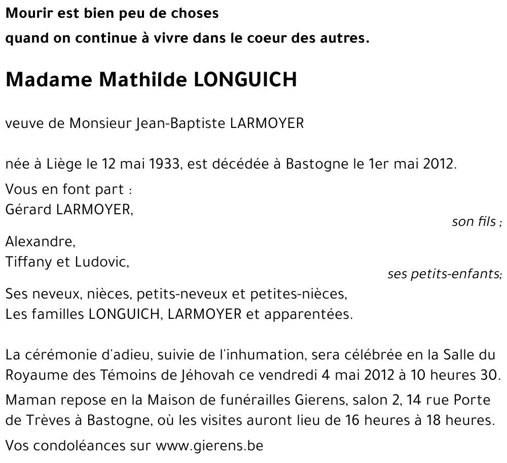 Mathilde LONGUICH