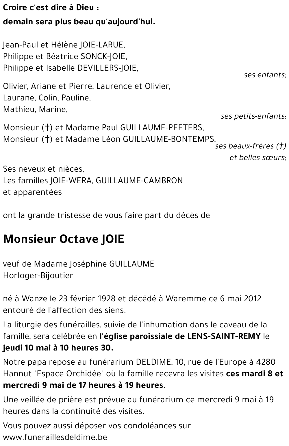 Octave JOIE