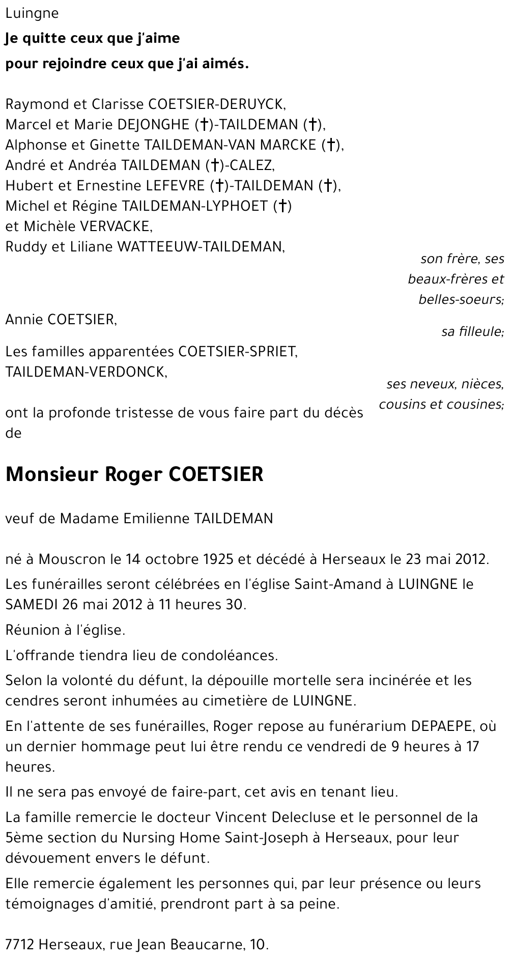 Roger COETSIER