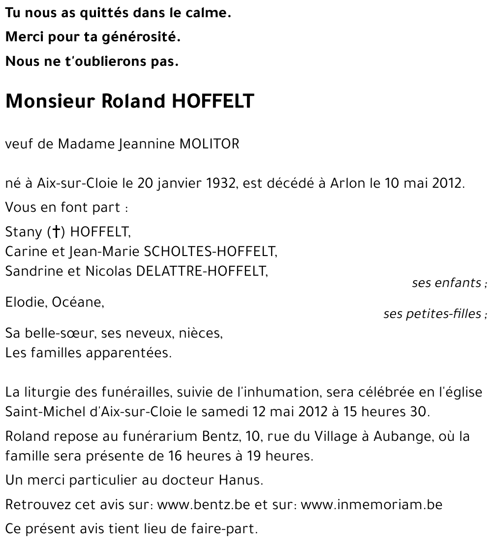 Roland HOFFELT
