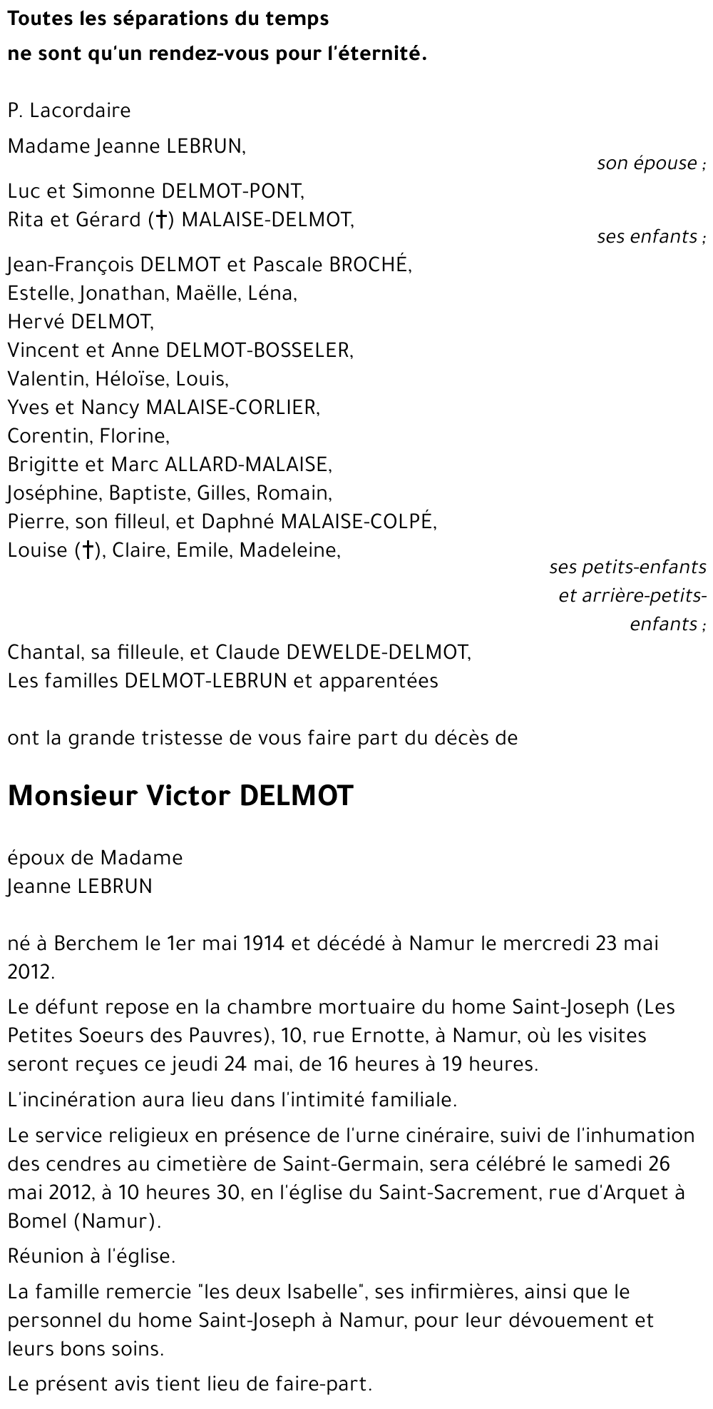 Victor DELMOT