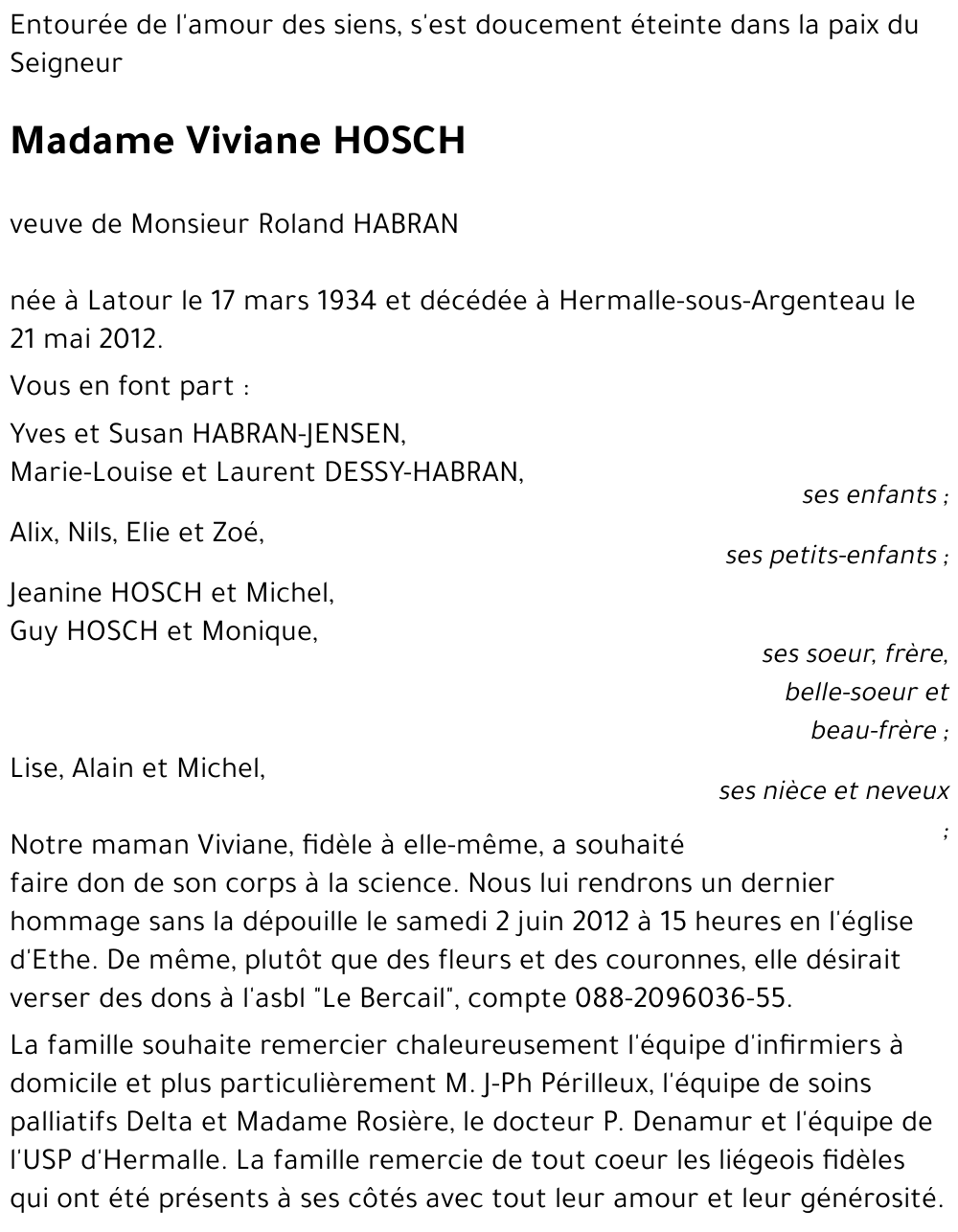 Viviane HOSCH