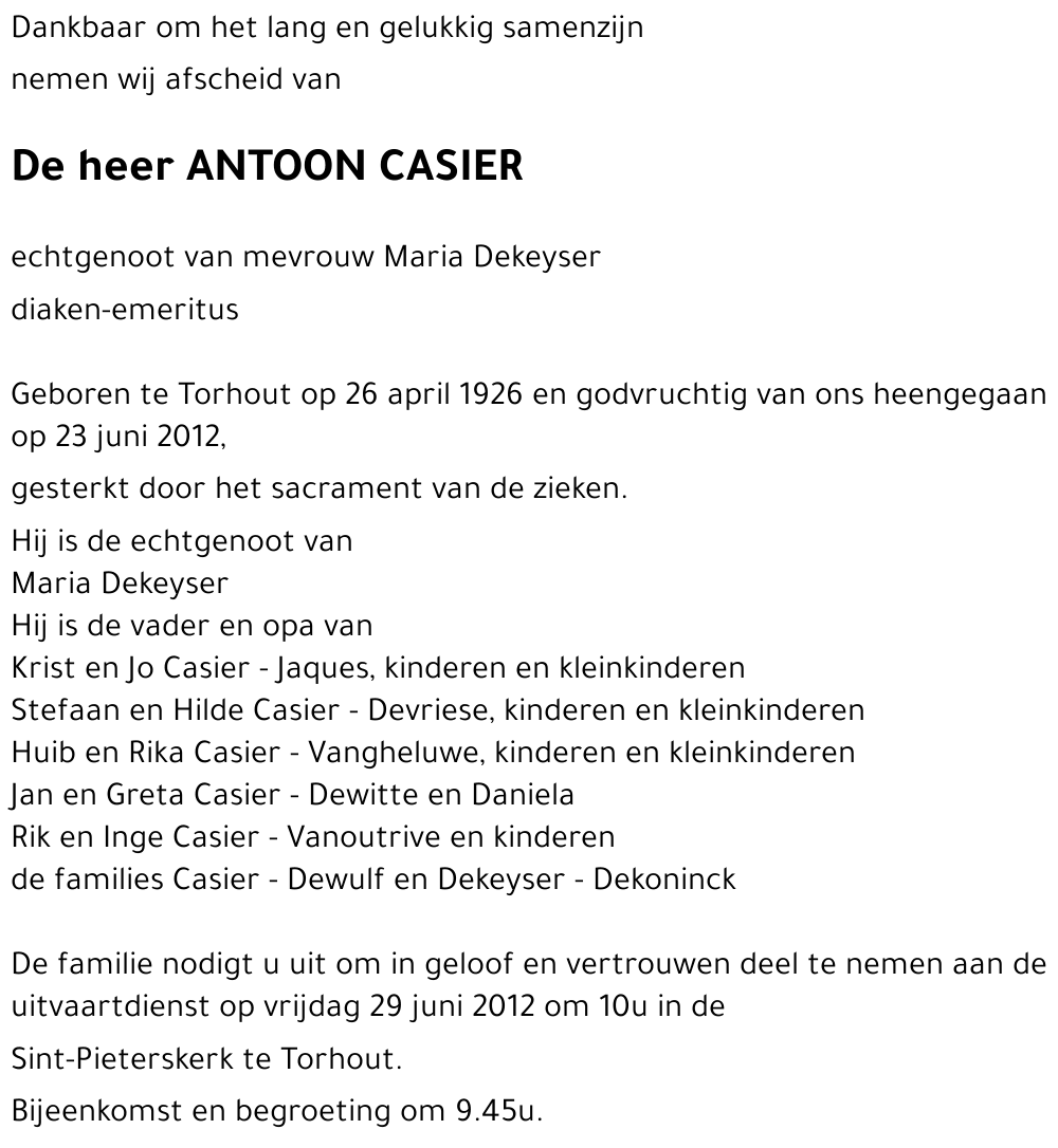 Antoon Casier