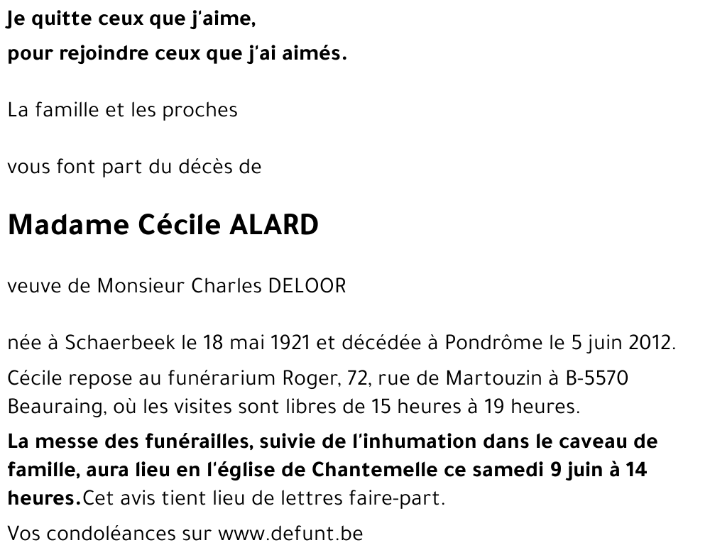 Cécile ALARD