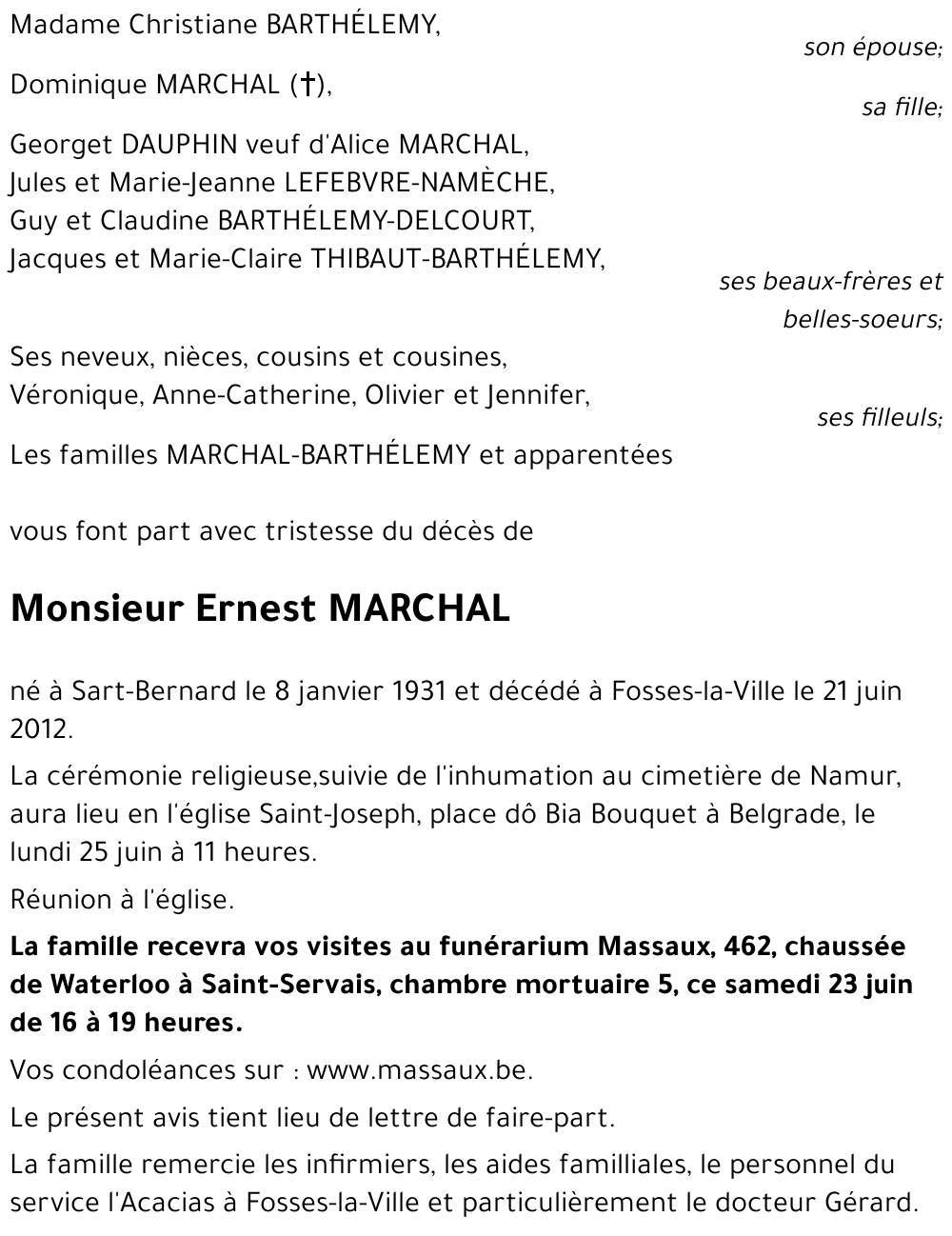 Ernest MARCHAL