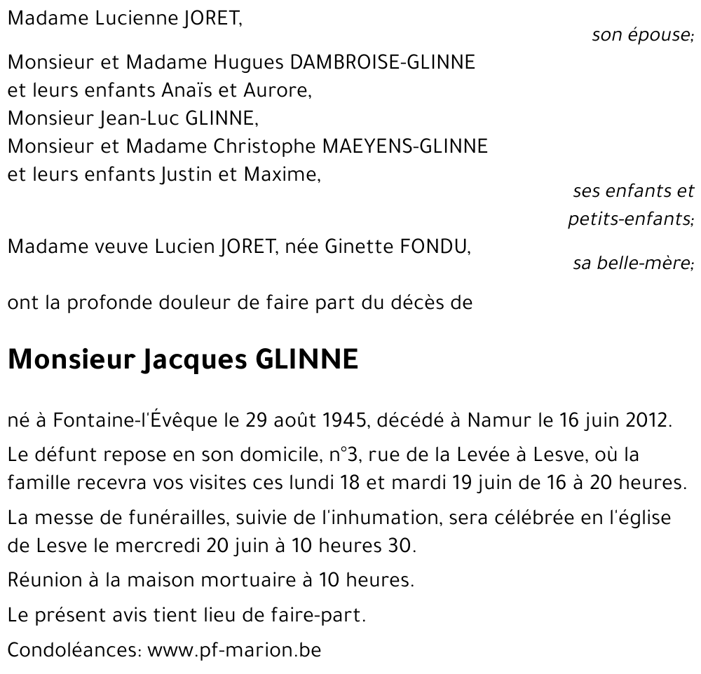 Jacques GLINNE