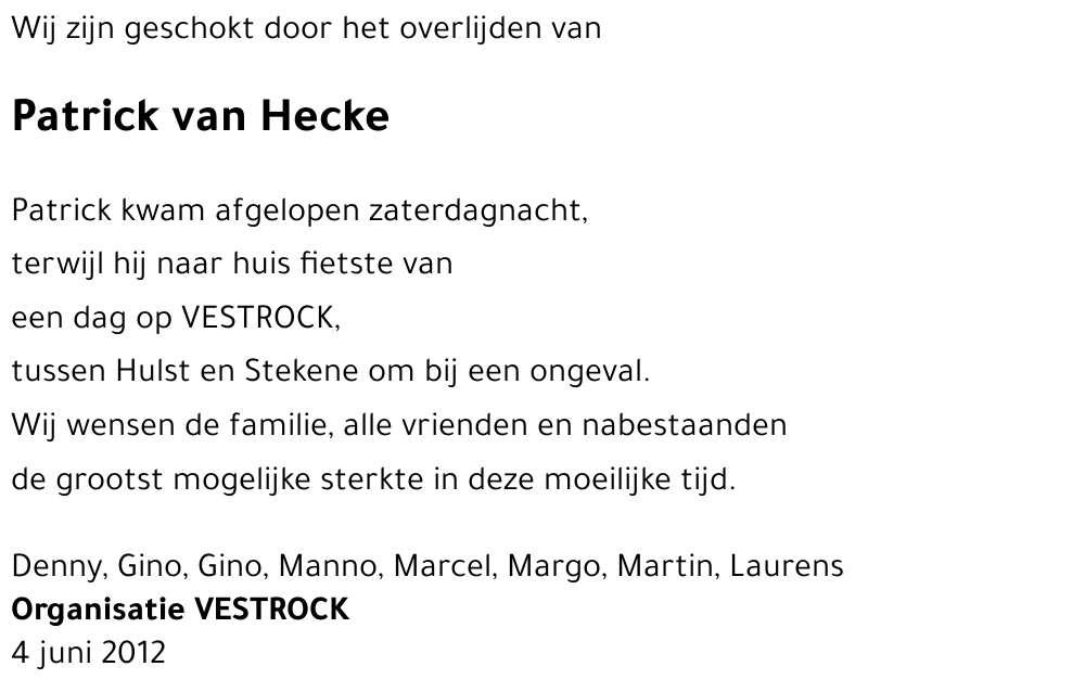 Patrick van Hecke