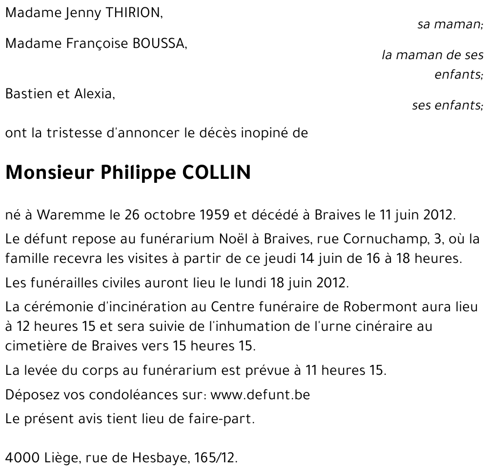 Philippe COLLIN