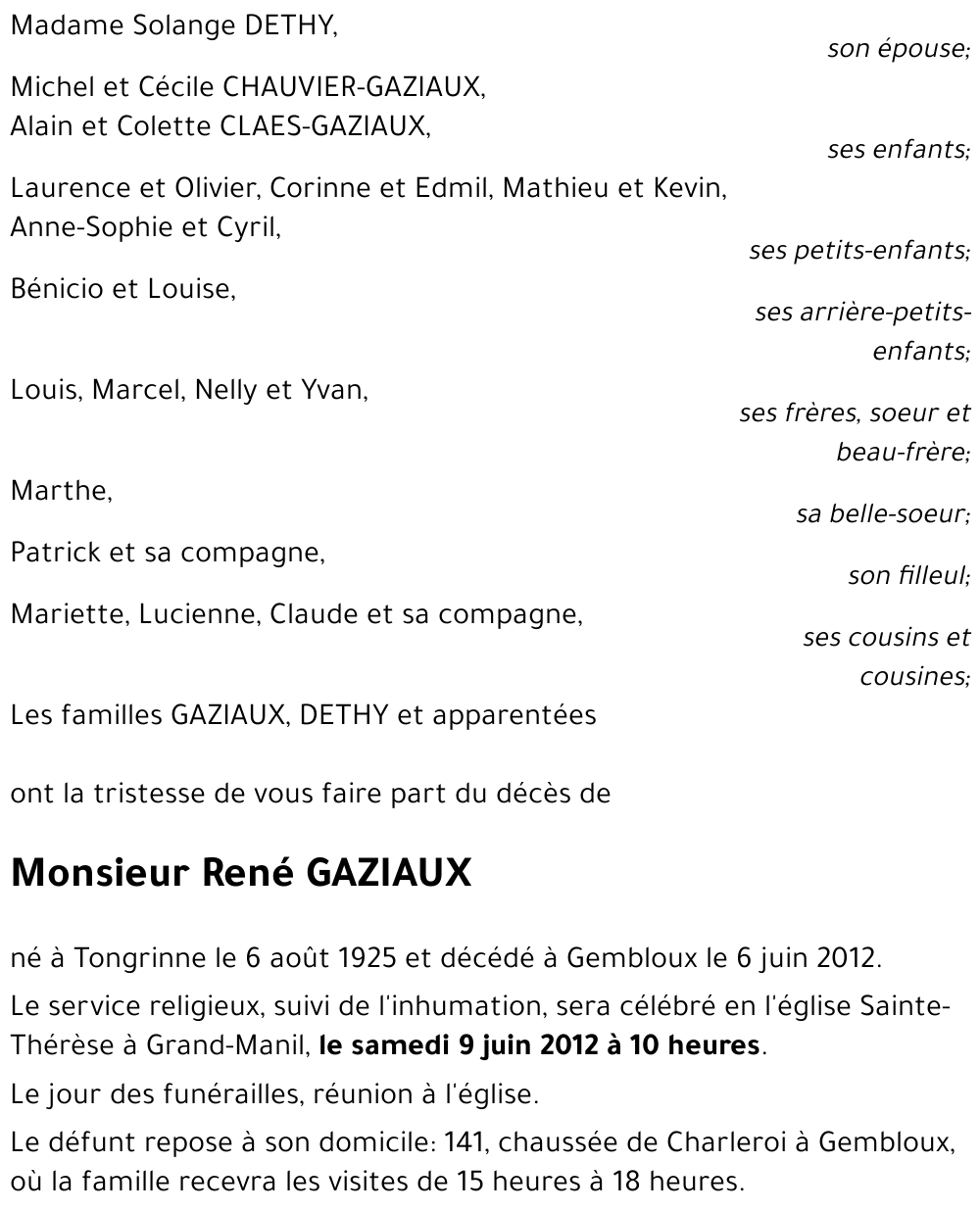 René GAZIAUX