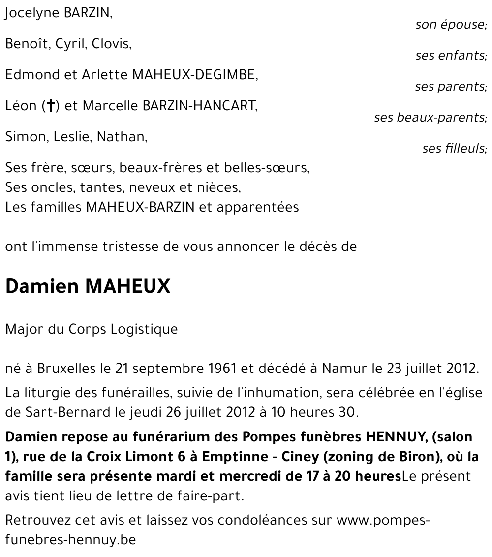 Damien MAHEUX