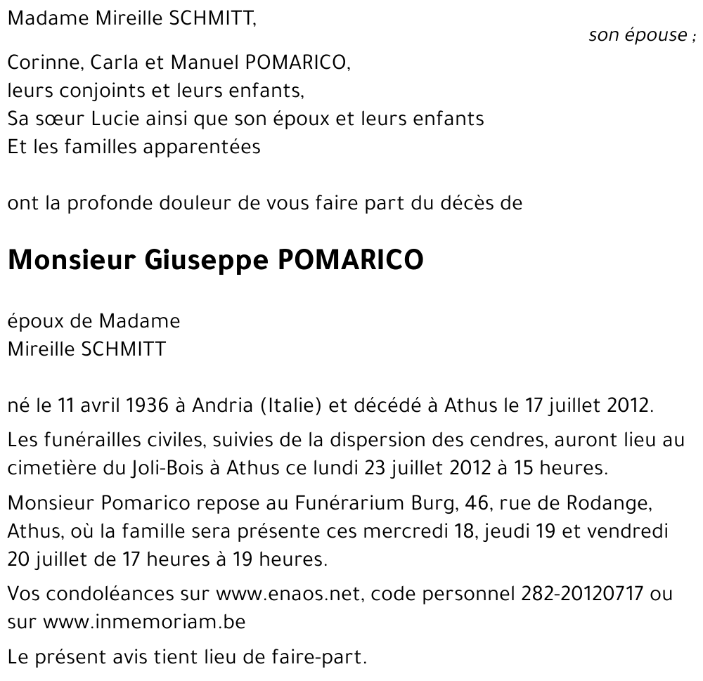 Giuseppe POMARICO