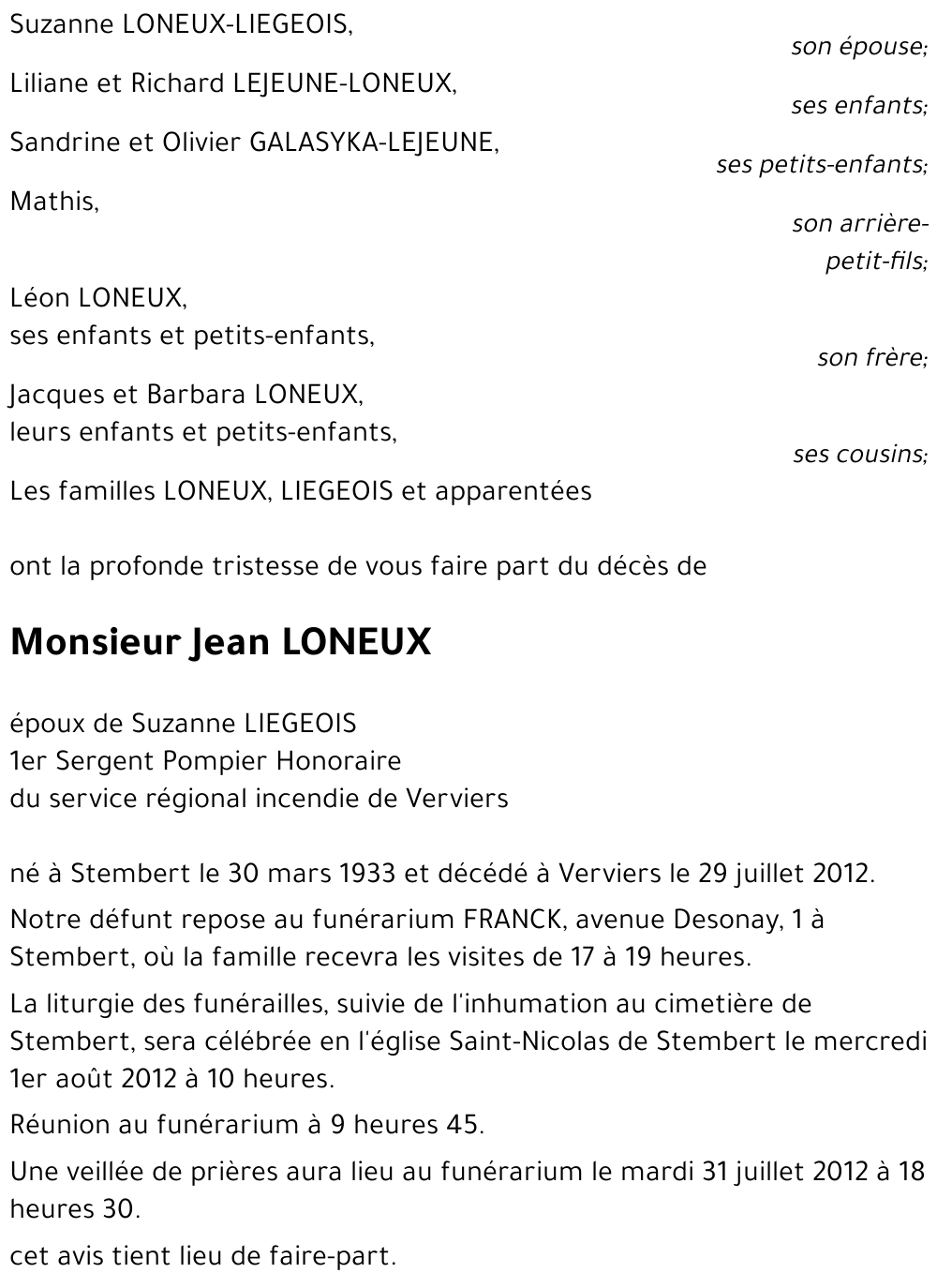 Jean LONEUX