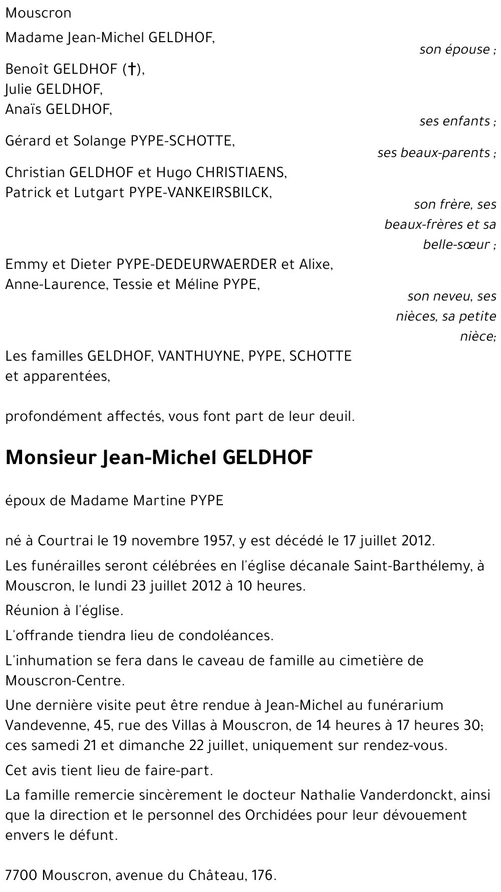 Jean-Michel GELDHOF