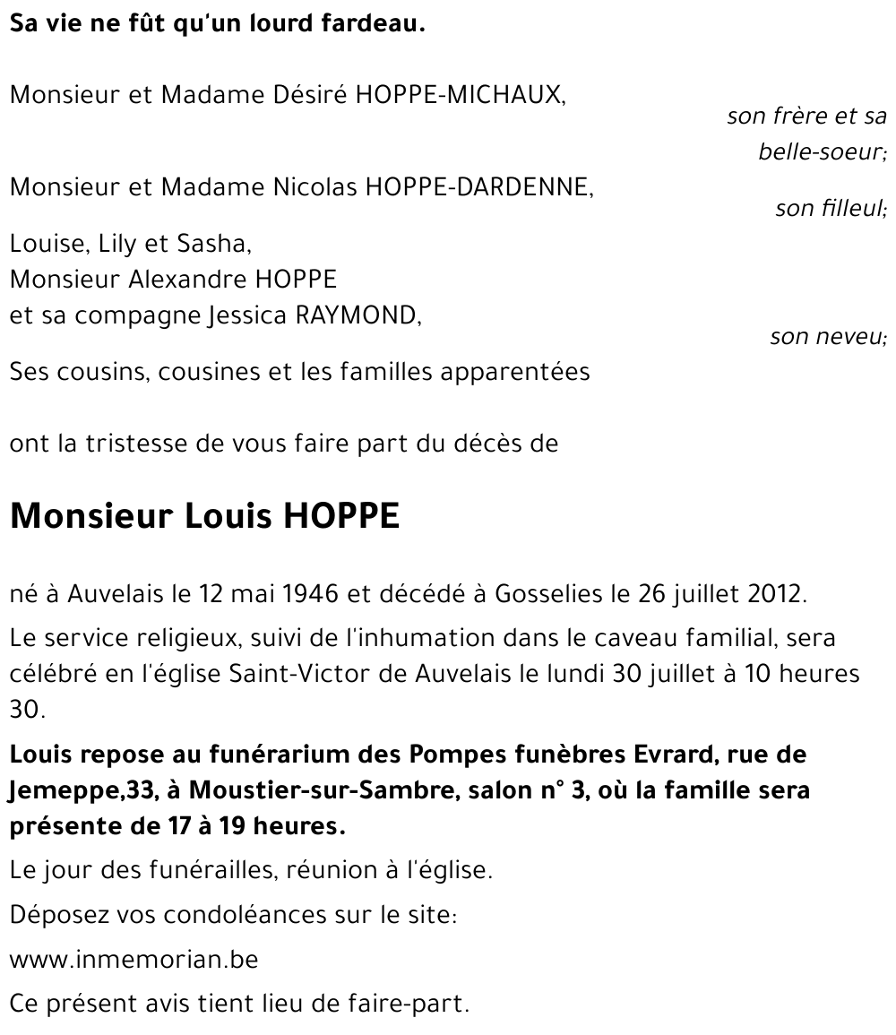 Louis HOPPE