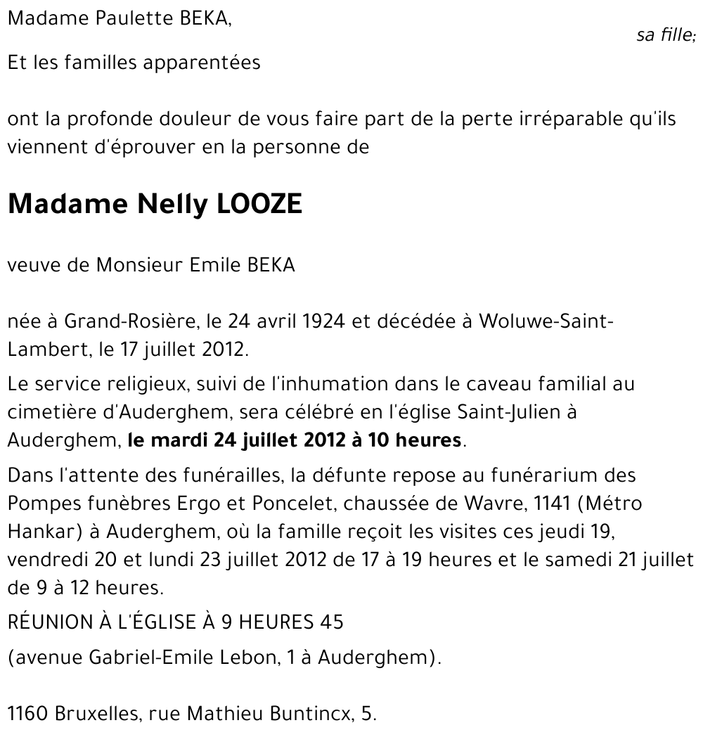 Nelly LOOZE