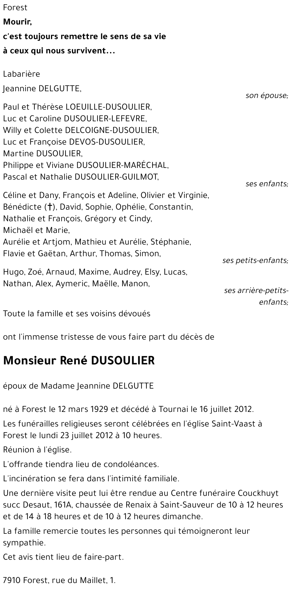 René DUSOULIER