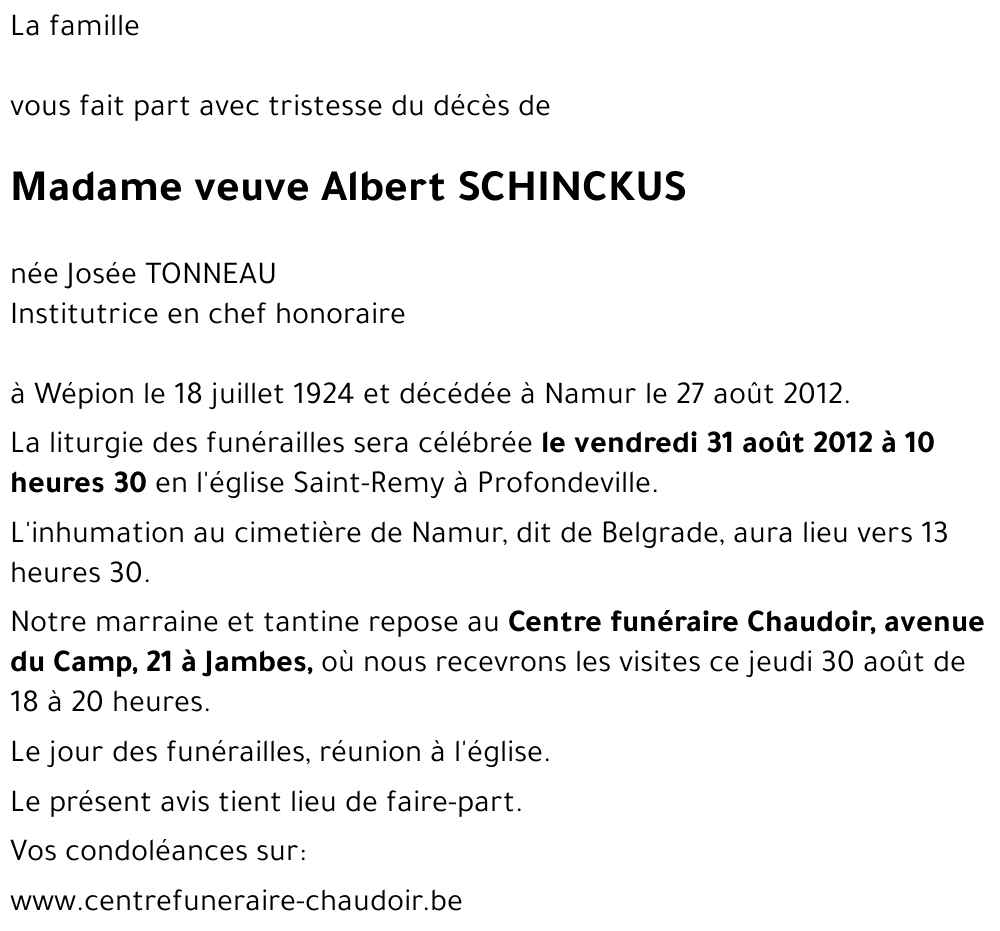 Albert SCHINCKUS