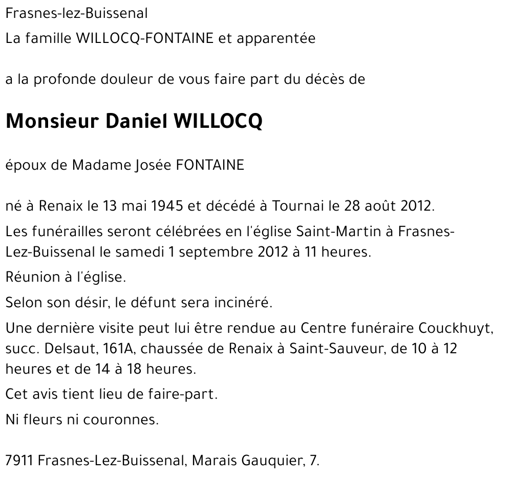 Daniel WILLOCQ