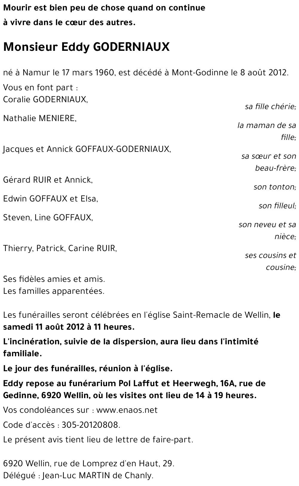 Eddy GODERNIAUX