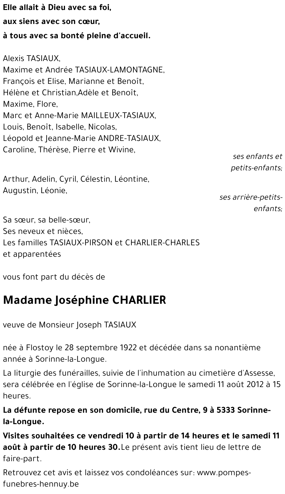 Joséphine CHARLIER