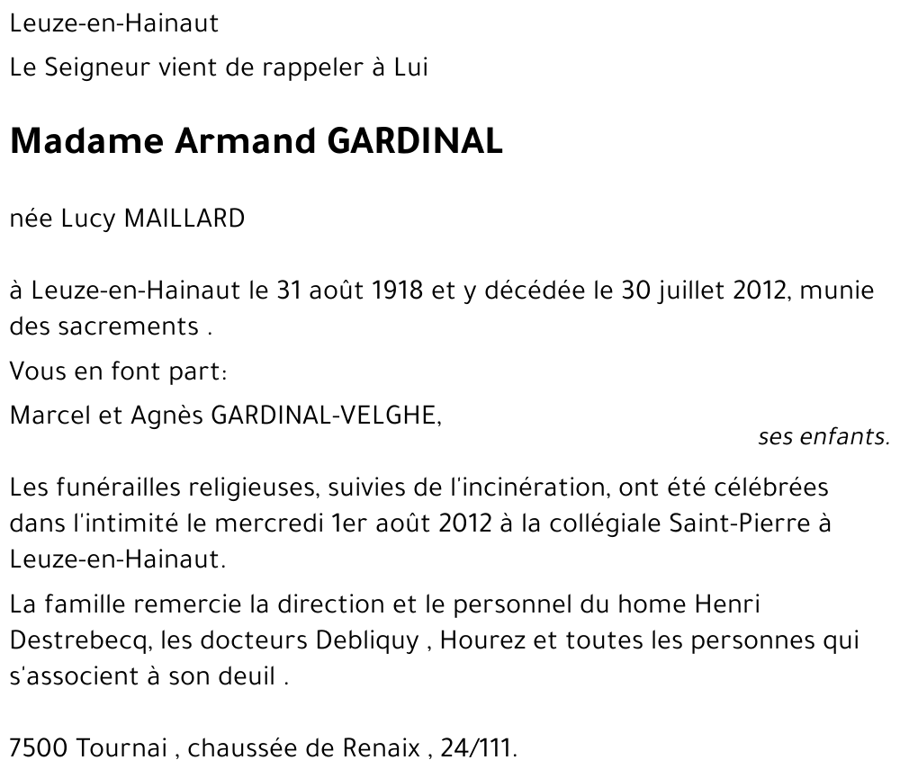 Lucy MAILLARD