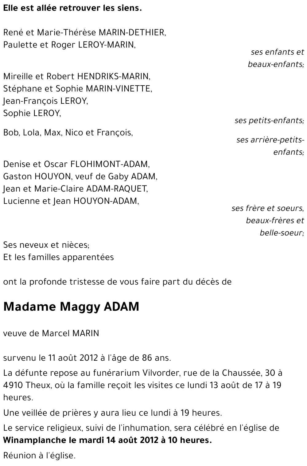 Maggy ADAM