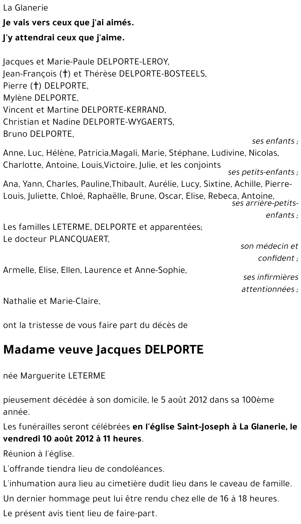Marguerite LETERME