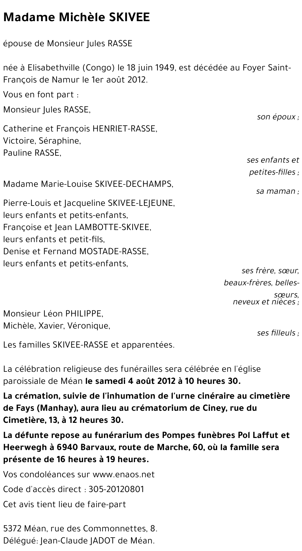 Michèle SKIVEE