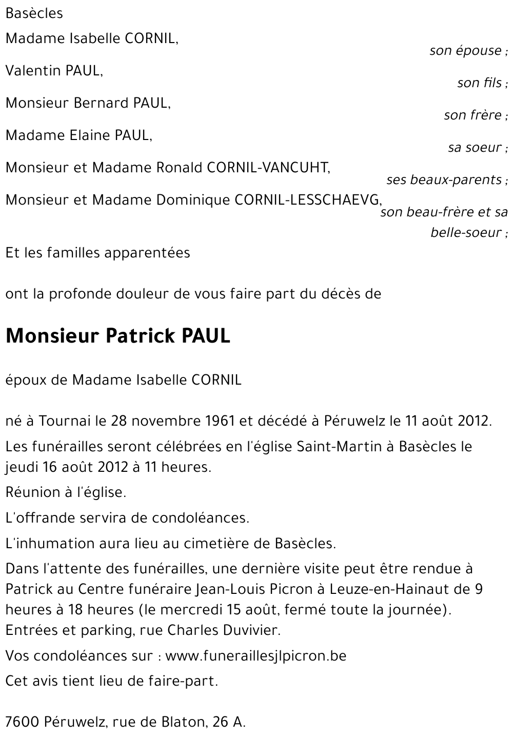 Patrick PAUL