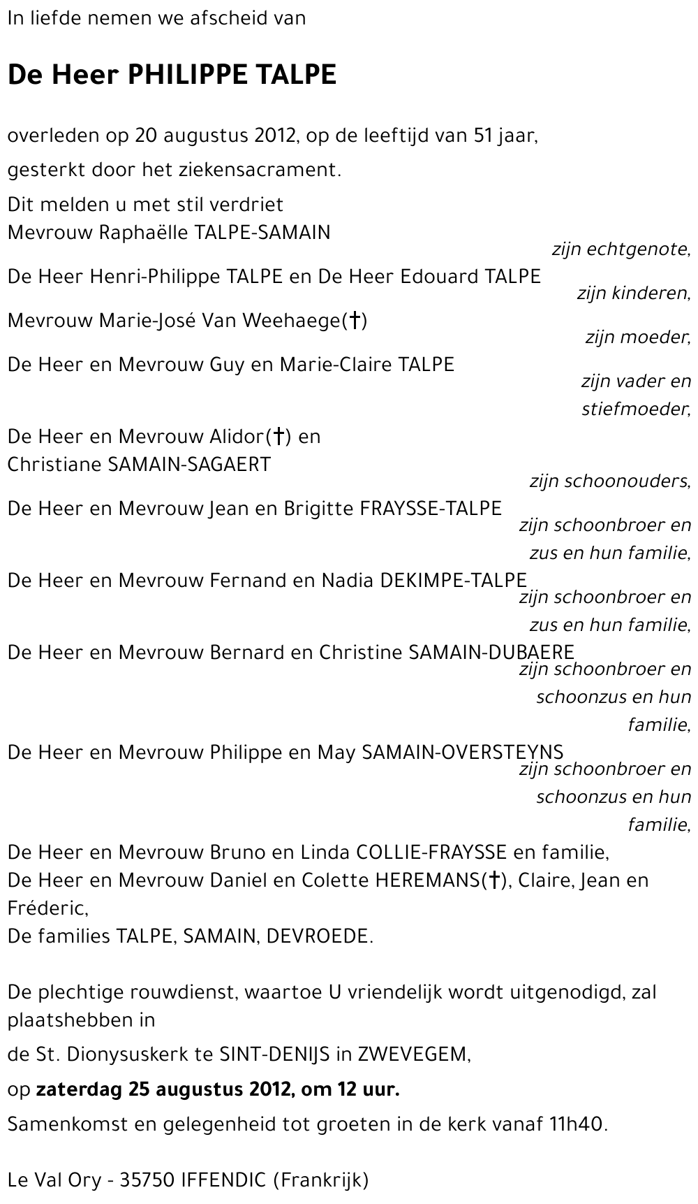 Philippe TALPE