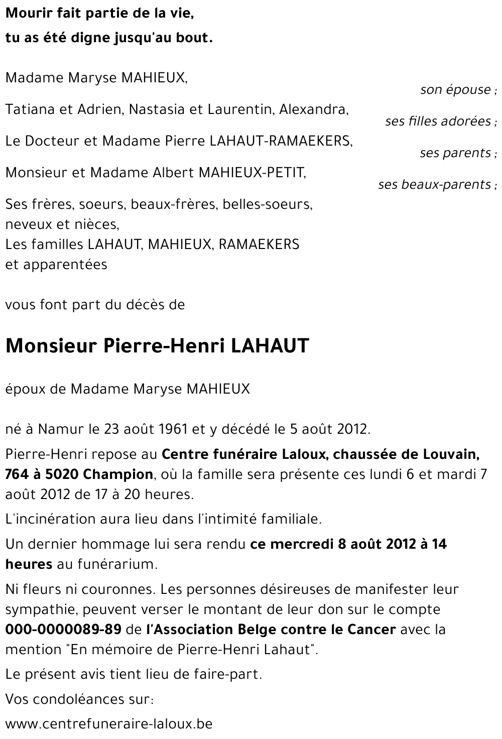 Pierre-Henri LAHAUT