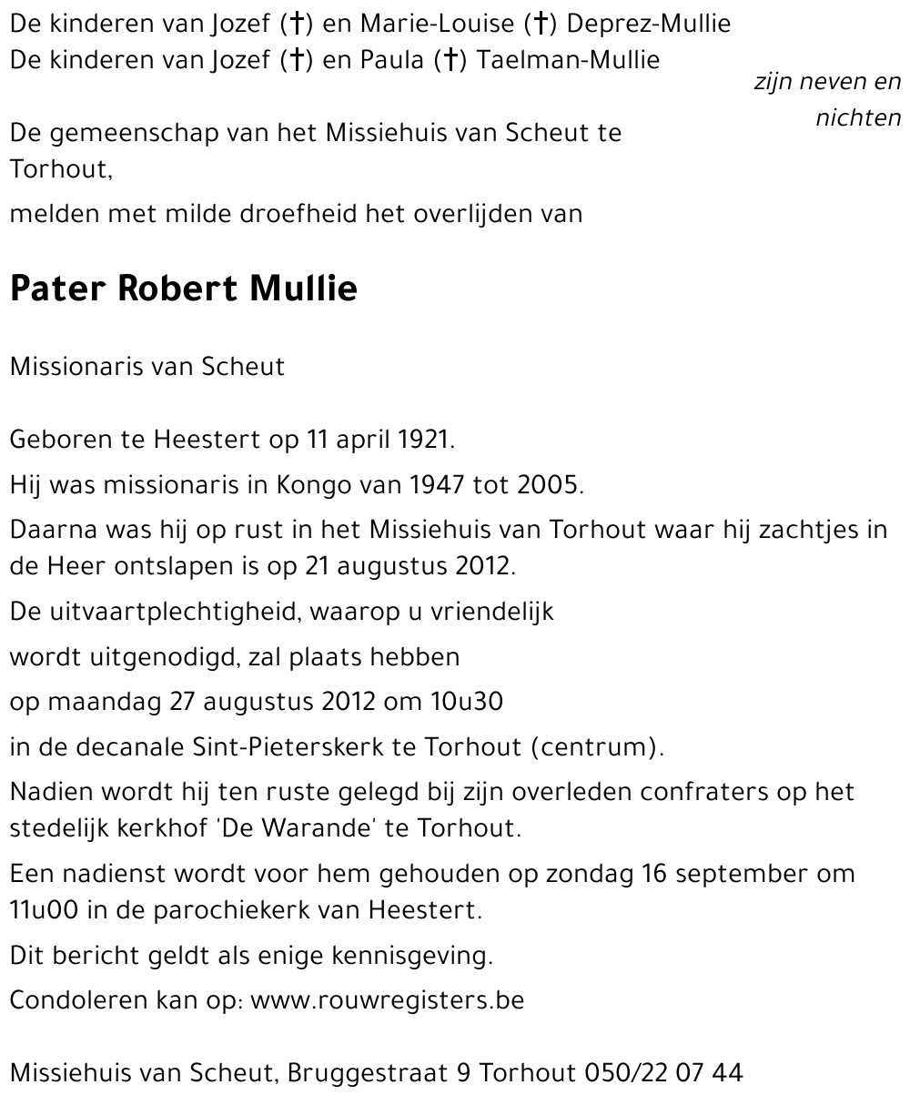Robert Mullie